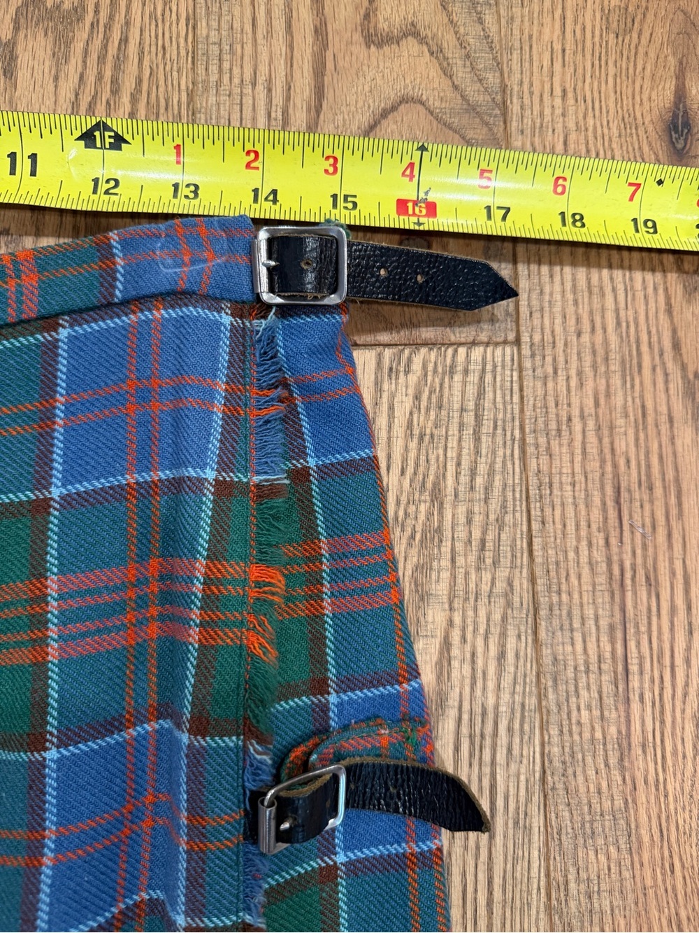 Balmoral Vintage Wool Maxi Kilt Skirt MacDonald of Clanranald Ancient - Picture 9 of 12